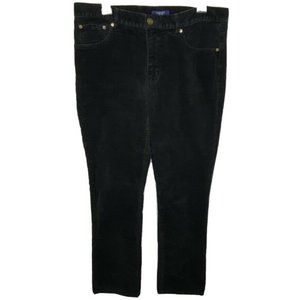 CHAPS Women’s Corduroy Pants 12 Black